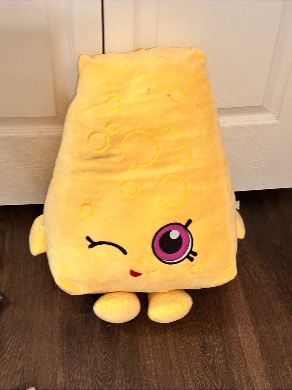 Shopkins Chee Zee Cheese Plush Stuffed Pillow large Toy